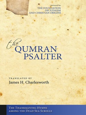cover image of The Qumran Psalter